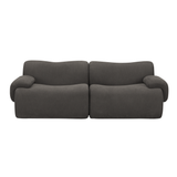 Zenith 80" Contract-Grade Upcycled Fabric Modular Loveseat by TOV Furniture at Eve Furniture