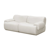 Zenith 80" Contract-Grade Upcycled Fabric Modular Loveseat by TOV Furniture at Eve Furniture