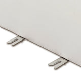 Zenith 80" Contract-Grade Upcycled Fabric Modular Loveseat by TOV Furniture at Eve Furniture