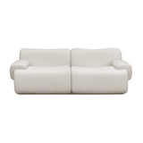 Zenith 80" Contract-Grade Upcycled Fabric Modular Loveseat by TOV Furniture at Eve Furniture