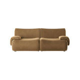 Zenith 80" Latte Brown Performance Velvet Modular Loveseat by TOV Furniture at Eve Furniture
