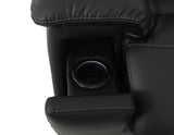 Zenith Black Home Theater With Built-In Speakers Power Reclining Living Room Set by Steve Silver at Eve Furniture