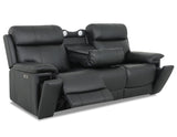 Zenith Black Home Theater With Built-In Speakers Power Reclining Living Room Set by Steve Silver at Eve Furniture