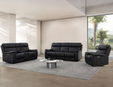 Zenith Black Home Theater With Built-In Speakers Power Reclining Living Room Set by Steve Silver at Eve Furniture