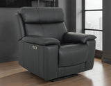 Zenith Black Home Theater With Built-In Speakers Power Reclining Living Room Set by Steve Silver at Eve Furniture