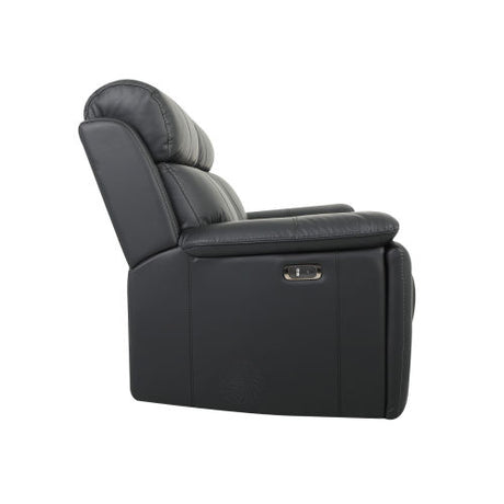 Zenith Black Power Immersive Audio Console Loveseat, Built-in Speakers, Vibration by Steve Silver at Eve Furniture
