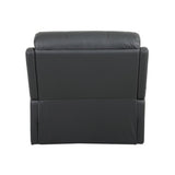 Zenith Black Power Immersive Audio Recliner with Built-in Speakers, Lighting and Vibration by Steve Silver at Eve Furniture