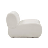 Zenith Contract-Grade Upcycled Fabric Armless Chair by TOV Furniture at Eve Furniture