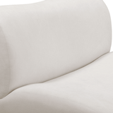 Zenith Contract-Grade Upcycled Fabric Armless Chair by TOV Furniture at Eve Furniture