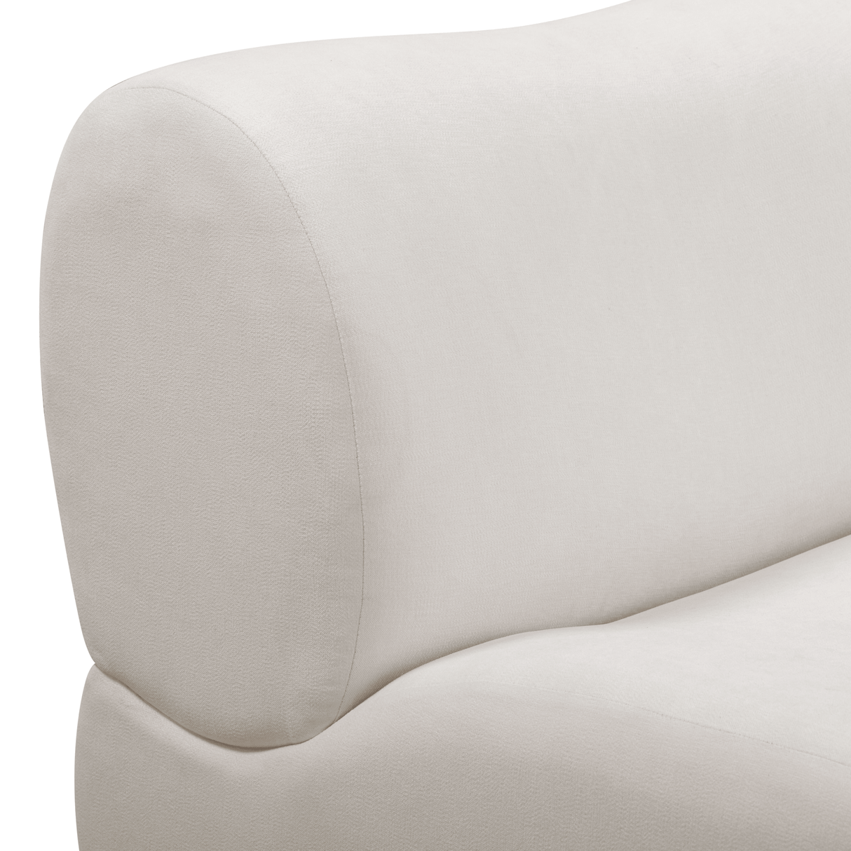 Zenith Contract-Grade Upcycled Fabric Armless Chair by TOV Furniture at Eve Furniture