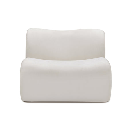 Zenith Contract-Grade Upcycled Fabric Armless Chair by TOV Furniture at Eve Furniture