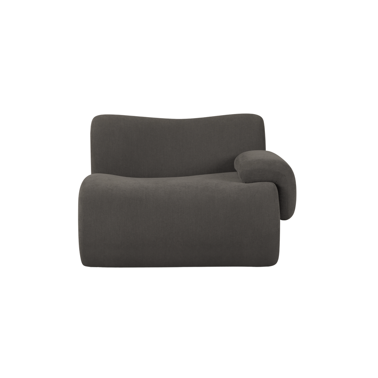 Zenith Contract-Grade Upcycled Fabric Corner Chair by TOV Furniture at Eve Furniture