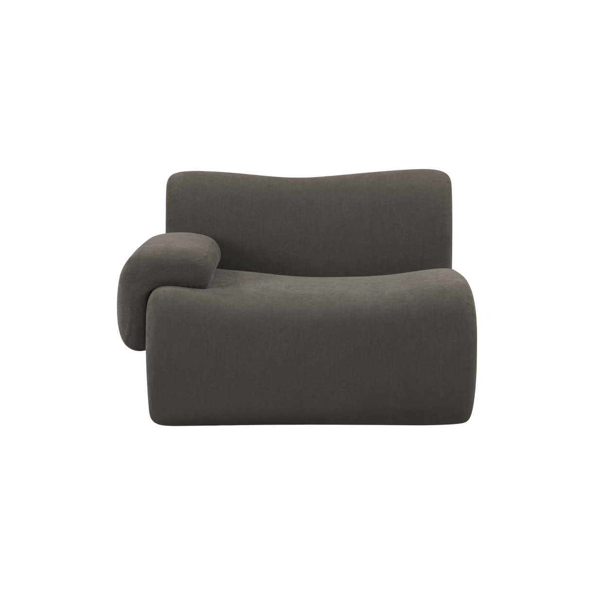 Zenith Contract-Grade Upcycled Fabric Corner Chair by TOV Furniture at Eve Furniture