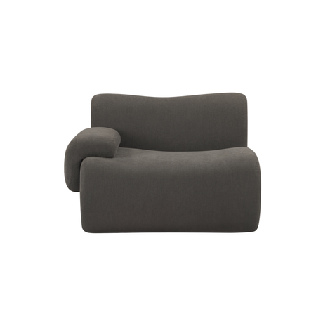 Zenith Contract-Grade Upcycled Fabric Corner Chair by TOV Furniture at Eve Furniture