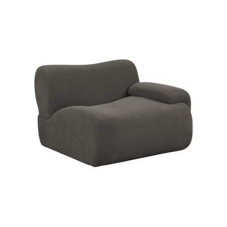 Zenith Contract-Grade Upcycled Fabric Corner Chair by TOV Furniture at Eve Furniture