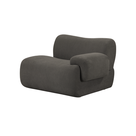 Zenith Contract-Grade Upcycled Fabric Corner Chair by TOV Furniture at Eve Furniture