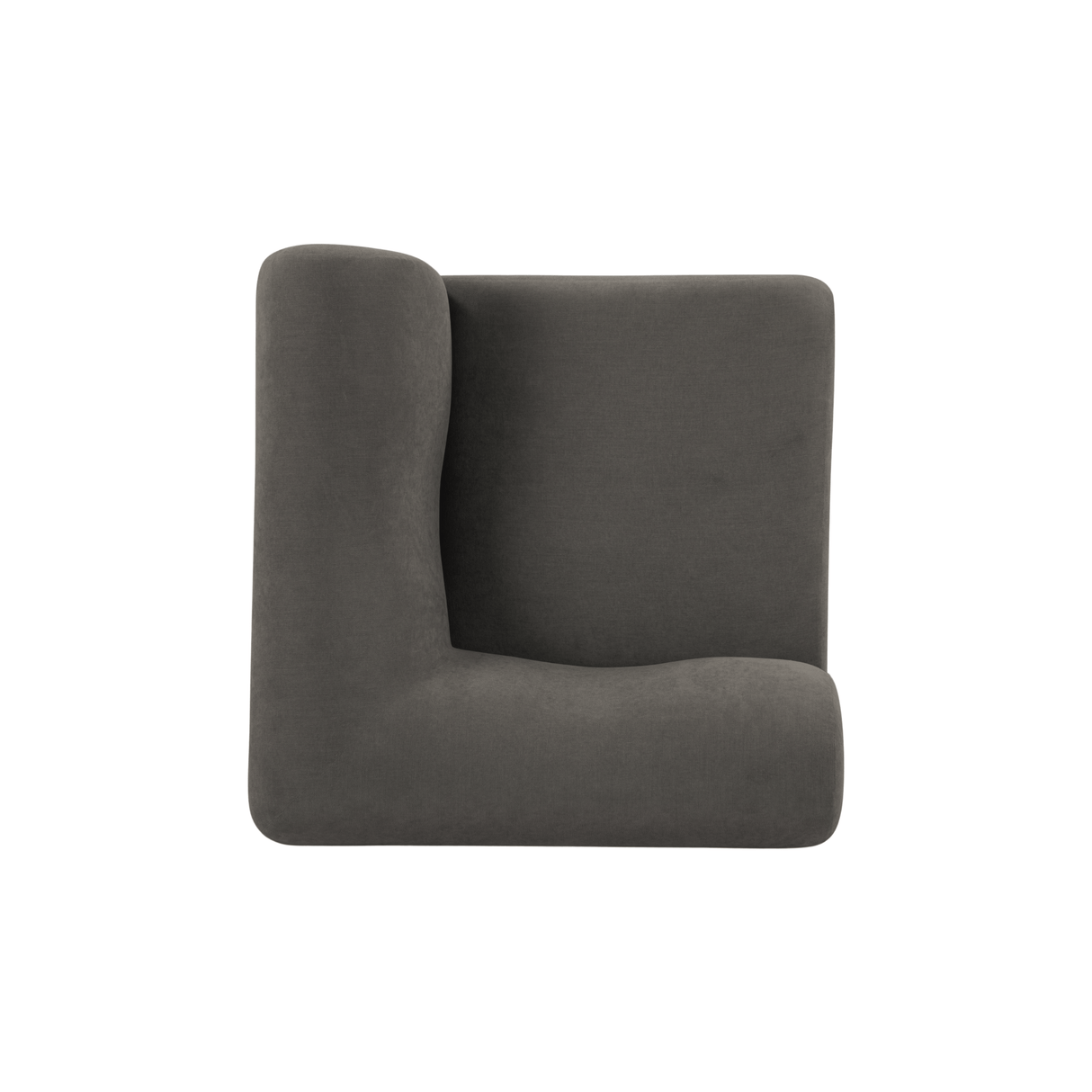 Zenith Contract-Grade Upcycled Fabric Corner Wedge by TOV Furniture at Eve Furniture