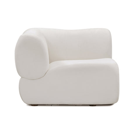 Zenith Contract-Grade Upcycled Fabric Corner Wedge by TOV Furniture at Eve Furniture