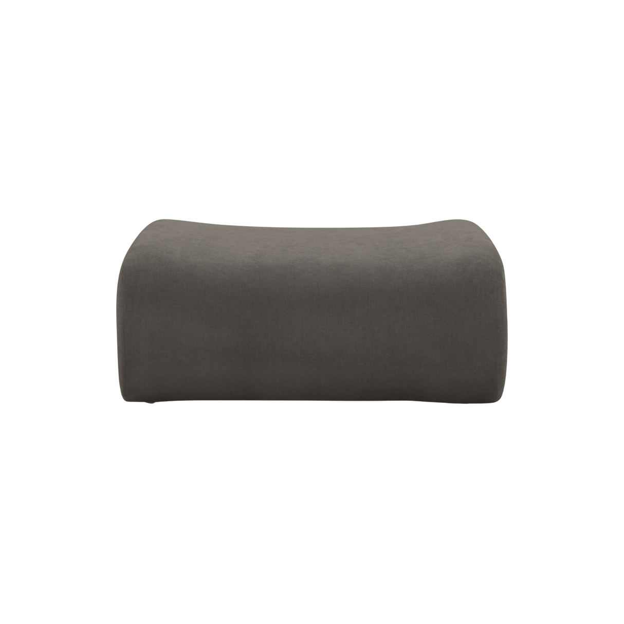 Zenith Contract-Grade Upcycled Fabric Ottoman by TOV Furniture at Eve Furniture