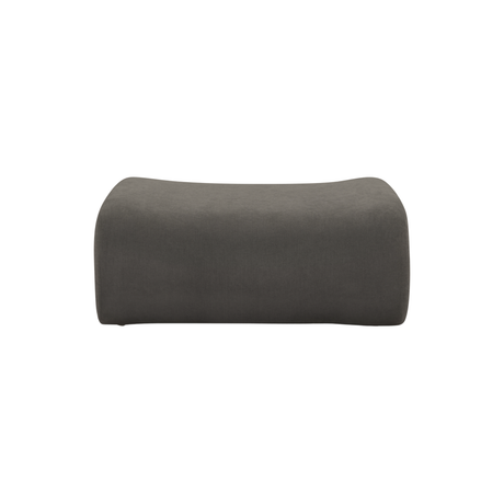 Zenith Contract-Grade Upcycled Fabric Ottoman by TOV Furniture at Eve Furniture