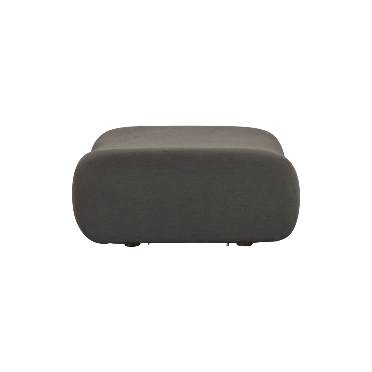 Zenith Contract-Grade Upcycled Fabric Ottoman by TOV Furniture at Eve Furniture