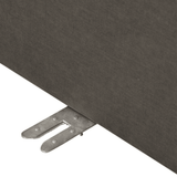 Zenith Contract-Grade Upcycled Fabric Ottoman by TOV Furniture at Eve Furniture