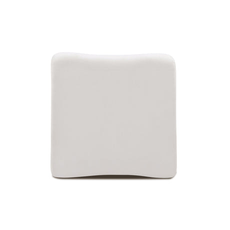 Zenith Contract-Grade Upcycled Fabric Ottoman by TOV Furniture at Eve Furniture