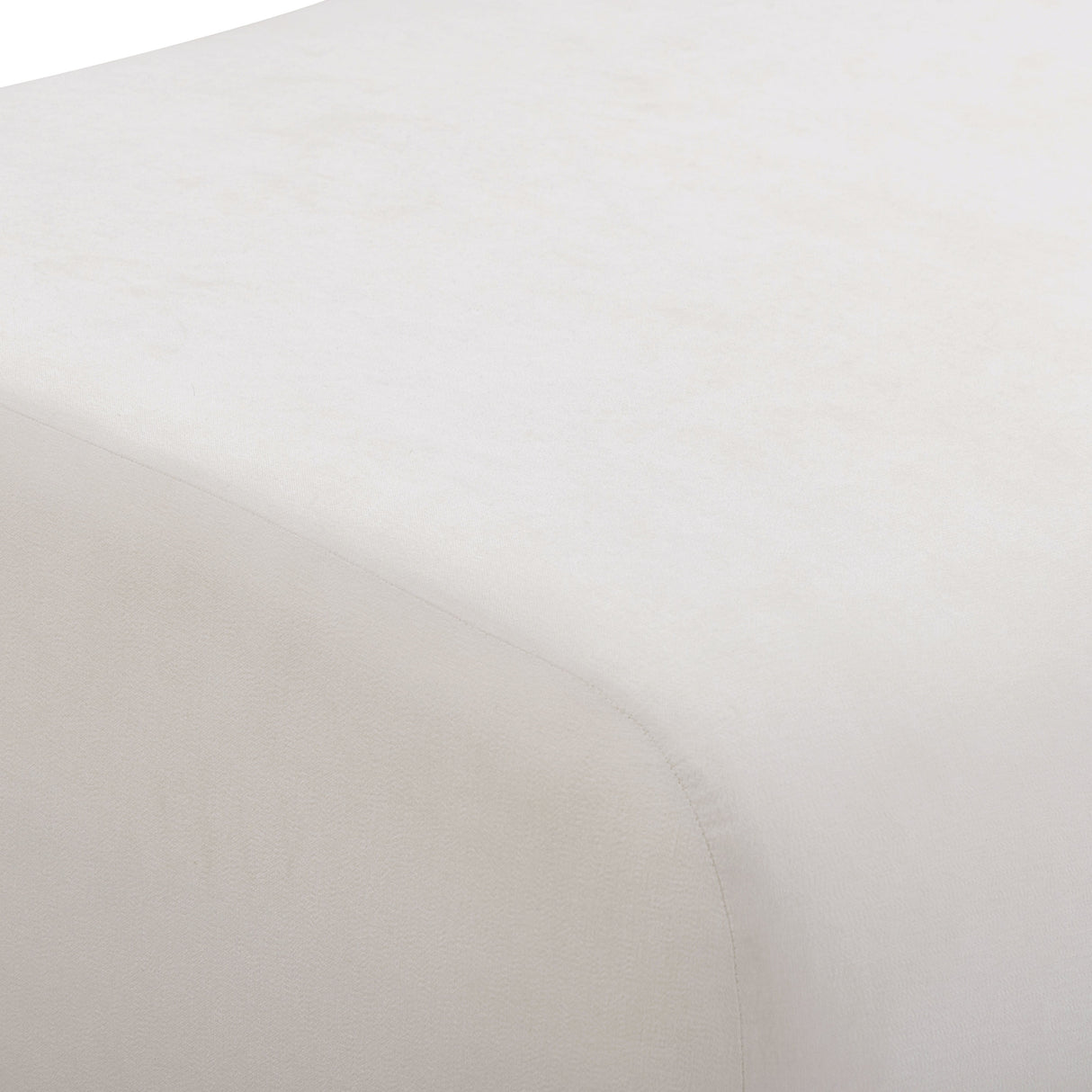 Zenith Contract-Grade Upcycled Fabric Ottoman by TOV Furniture at Eve Furniture