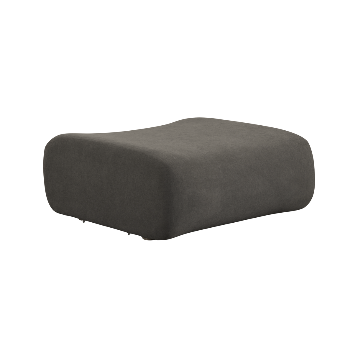 Zenith Contract-Grade Upcycled Fabric Ottoman by TOV Furniture at Eve Furniture