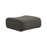 Zenith Contract-Grade Upcycled Fabric Ottoman by TOV Furniture at Eve Furniture