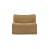 Zenith Latte Brown Performance Velvet Armless Chair by TOV Furniture at Eve Furniture