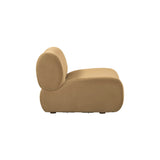 Zenith Latte Brown Performance Velvet Armless Chair by TOV Furniture at Eve Furniture
