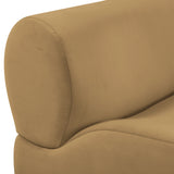 Zenith Latte Brown Performance Velvet Armless Chair by TOV Furniture at Eve Furniture