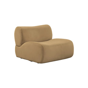 Zenith Latte Brown Performance Velvet Armless Chair by TOV Furniture at Eve Furniture