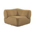 Zenith Latte Brown Performance Velvet Corner Wedge by TOV Furniture at Eve Furniture