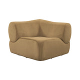Zenith Latte Brown Performance Velvet Corner Wedge by TOV Furniture at Eve Furniture