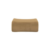 Zenith Latte Brown Performance Velvet Ottoman by TOV Furniture at Eve Furniture