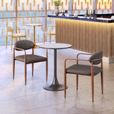 Zens Truffle Gray Dining Chair (Set of 2) by Zuomod at Eve Furniture