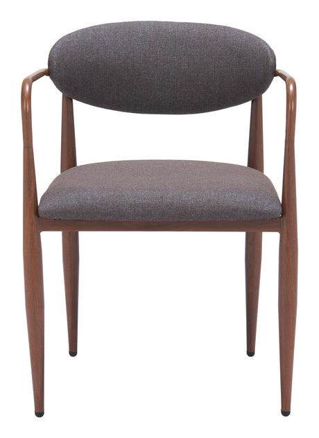 Zens Truffle Gray Dining Chair (Set of 2) by Zuomod at Eve Furniture