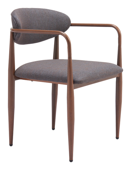 Zens Truffle Gray Dining Chair (Set of 2) by Zuomod at Eve Furniture