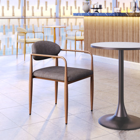 Zens Truffle Gray Dining Chair (Set of 2) by Zuomod at Eve Furniture