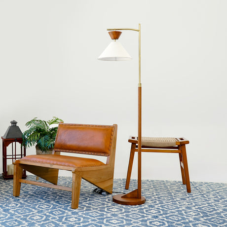 Zensa Brown Floor Lamp by Ashcroft Furniture at Eve Furniture