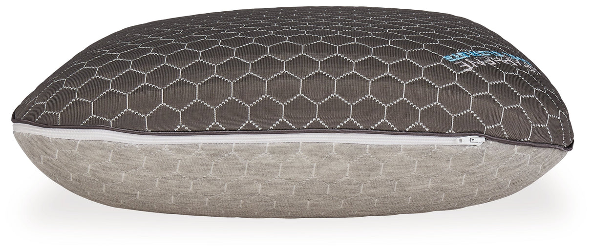 Zephyr 2.0 Dark Gray Graphene Curve Pillow