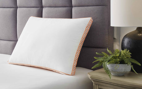 Zephyr 2.0 White/Orange 3-in-1 Pillow by Ashley at Eve Furniture