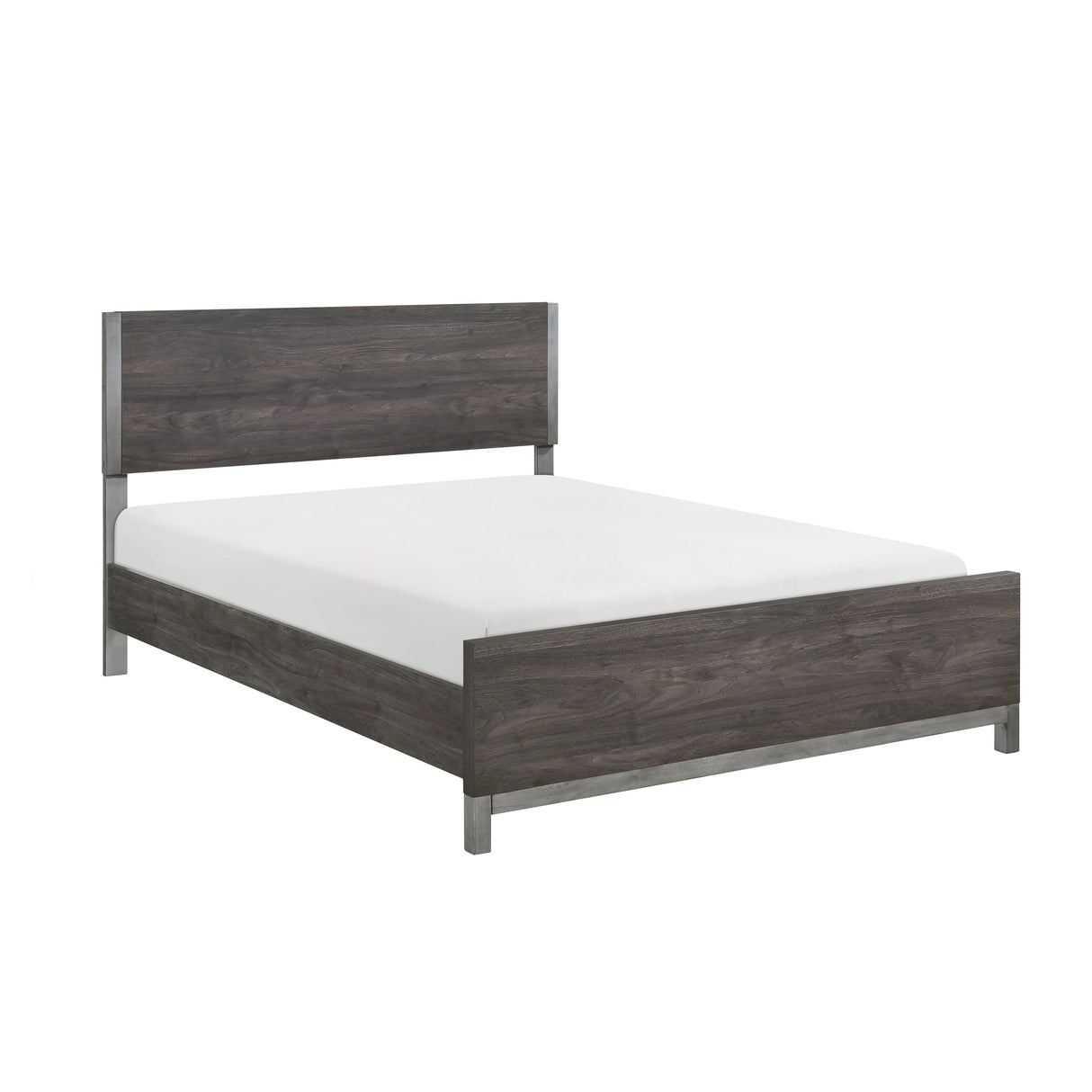 Zephyr Brownish Gray California King Panel Bed by Homelegance at Eve Furniture