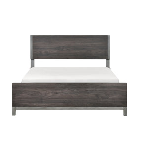 Zephyr Brownish Gray California King Panel Bed by Homelegance at Eve Furniture