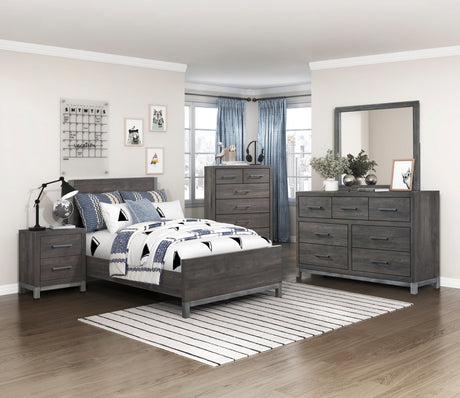 Zephyr Brownish Gray Chest by Homelegance at Eve Furniture