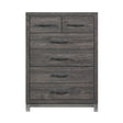 Zephyr Brownish Gray Chest by Homelegance at Eve Furniture