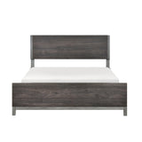 Zephyr Brownish Gray Full Panel Bed by Homelegance at Eve Furniture