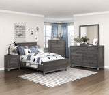 Zephyr Brownish Gray Mirror (Mirror Only) by Homelegance at Eve Furniture